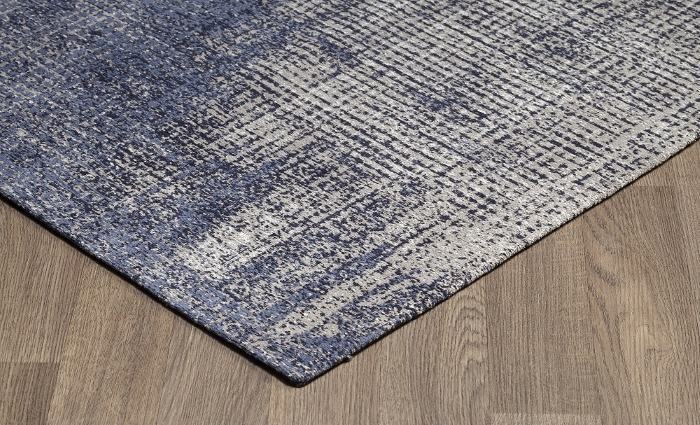  Wanderlust Woven Cotton/Chenille Neptune Rug <br><h6>WAN-190NEP</h6>