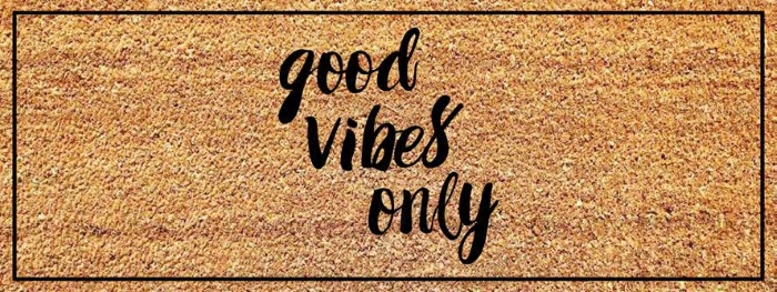 Good Vibes Only Coir Doormat <br><h6>DMC-NIV18</h6>